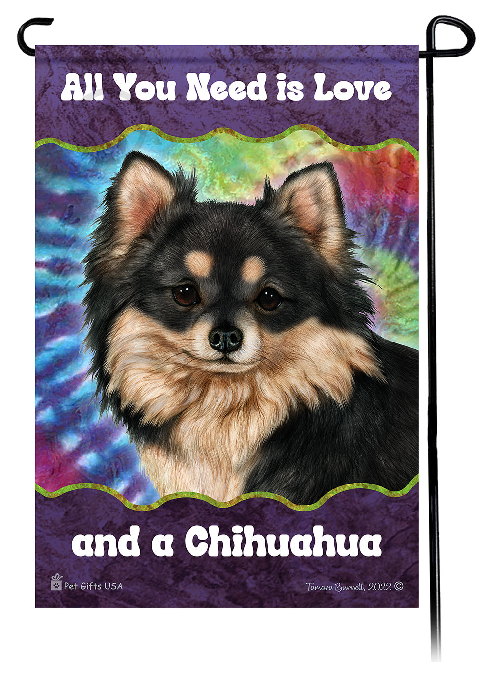 Chihuahua All You Need Is Love Garden Flag