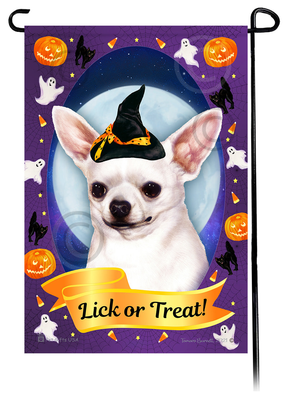 Chihuahua Halloween Howls - Garden Flag