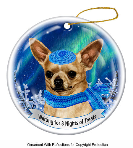 Chihuahua Short Haired Hanukkah Ornament