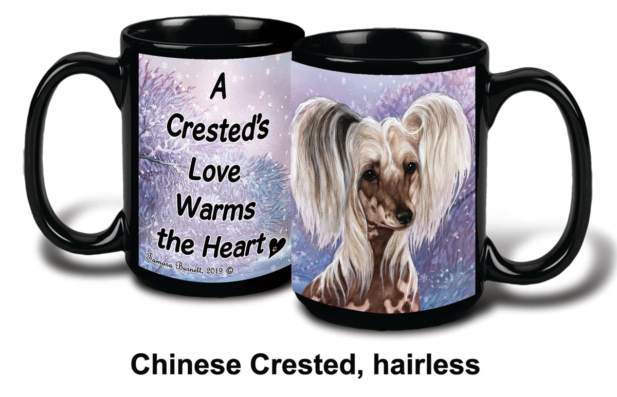 Chinese Crested Winter Mug 15 oz