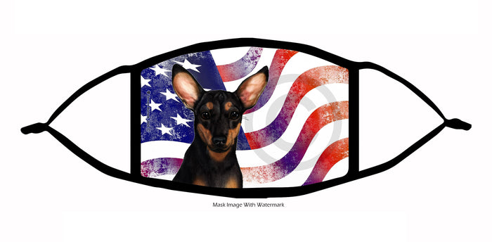 Chiweenie (Black and Tan) Face Mask