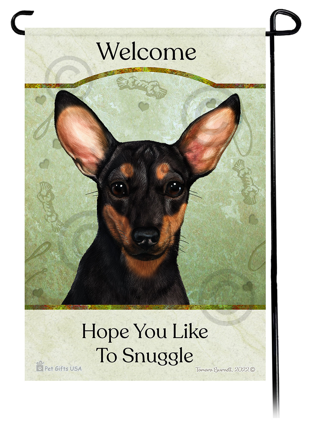 Chiweenie Hope You Like To Snuggle Garden Flags