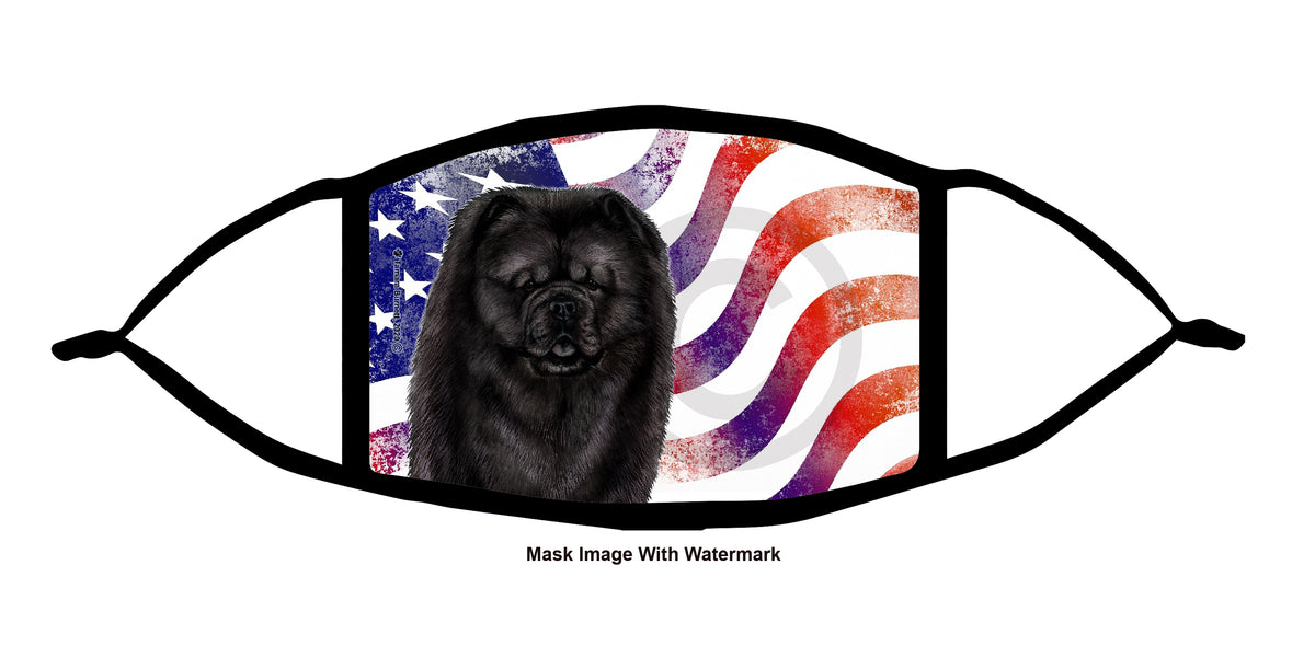 Chow Chow (Black) Face Mask