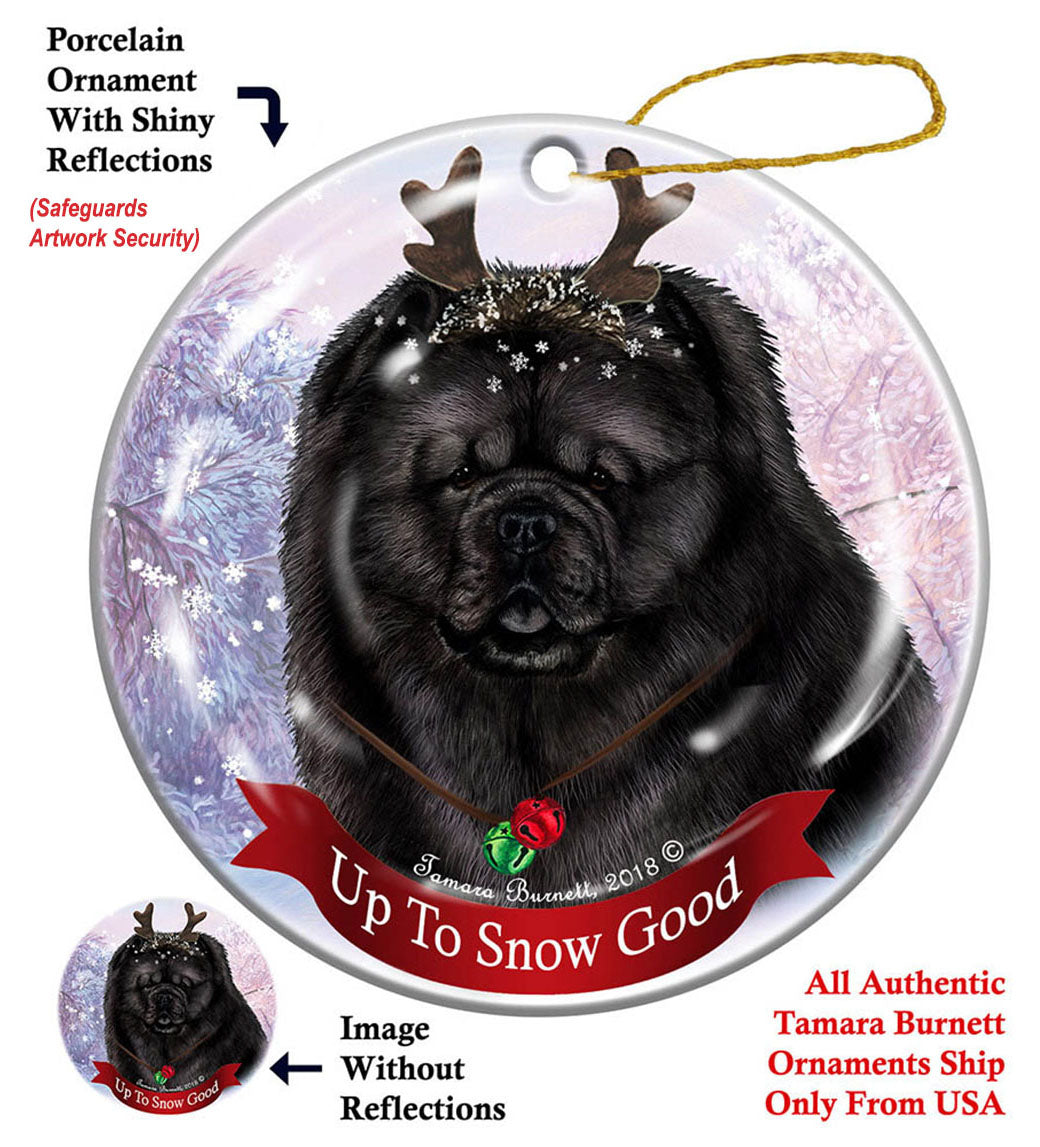Chow Chow - Up To Snow Good Ornament