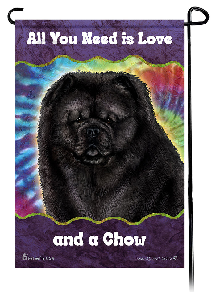 Chow Chow All You Need Is Love Garden Flags