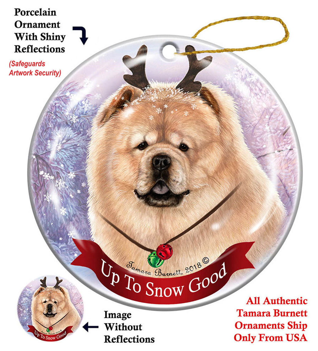 Chow Chow Cream Ornament