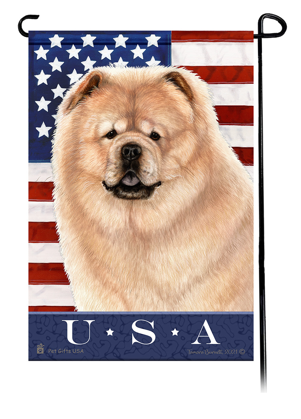 Chow Chow True Blue - Garden Flag