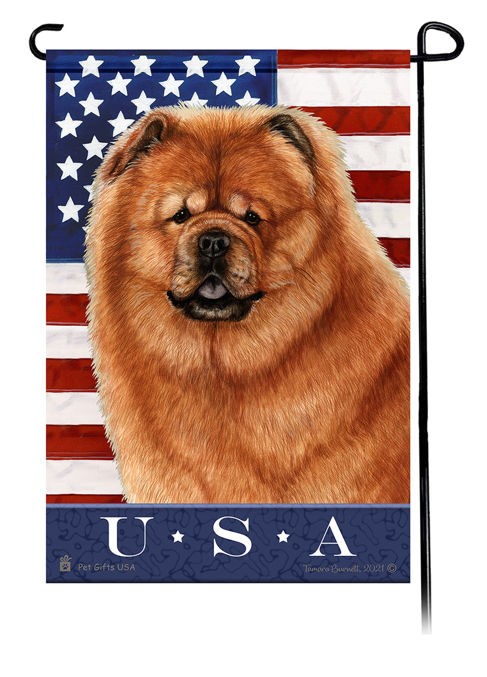 Chow Chow True Blue - Garden Flag