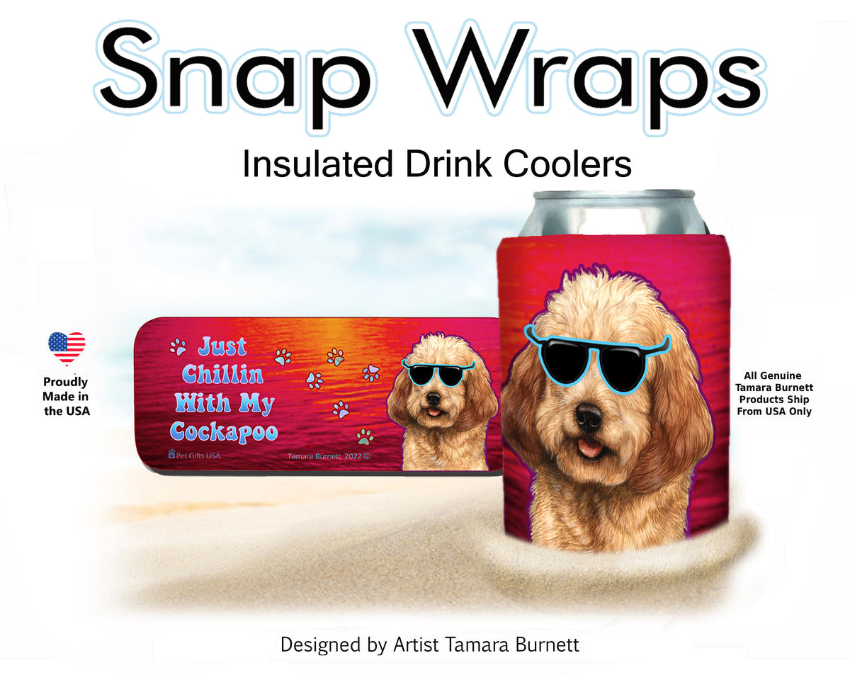 Cockapoo Blonde Snap Wrap Cozy