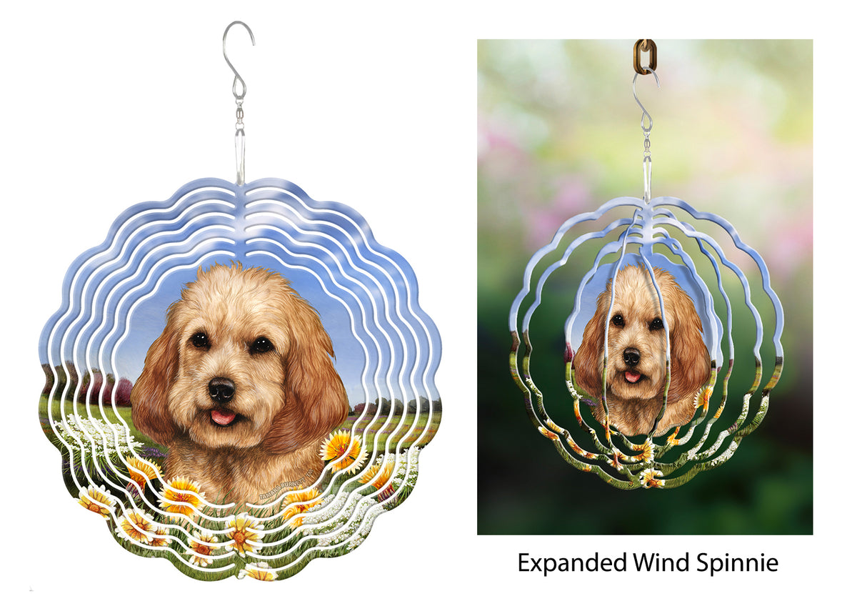 Cockapoo Buff Wind Spinner