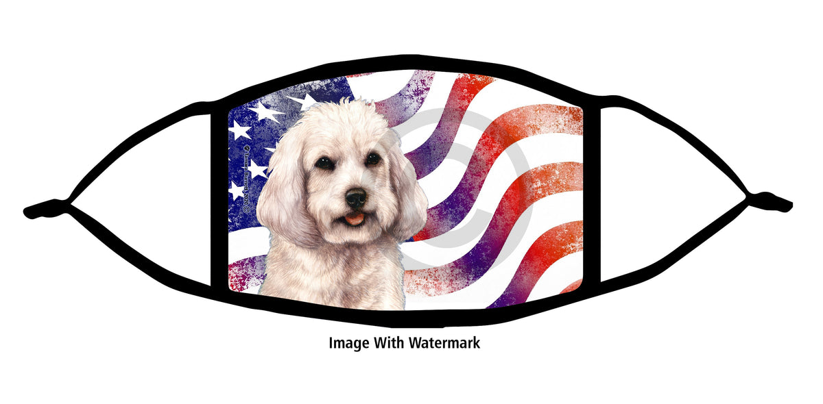 Cockapoo (White) Face Mask