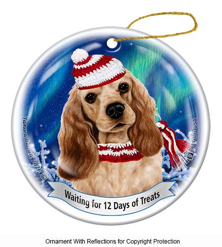 Cocker Spaniel Buff Ornament