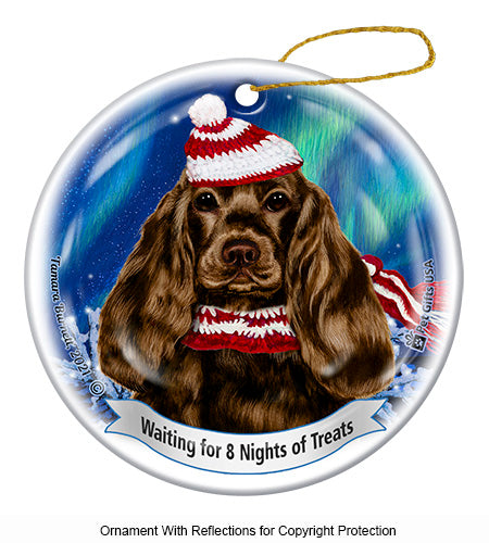 Cocker Spaniel Chocolate Ornament