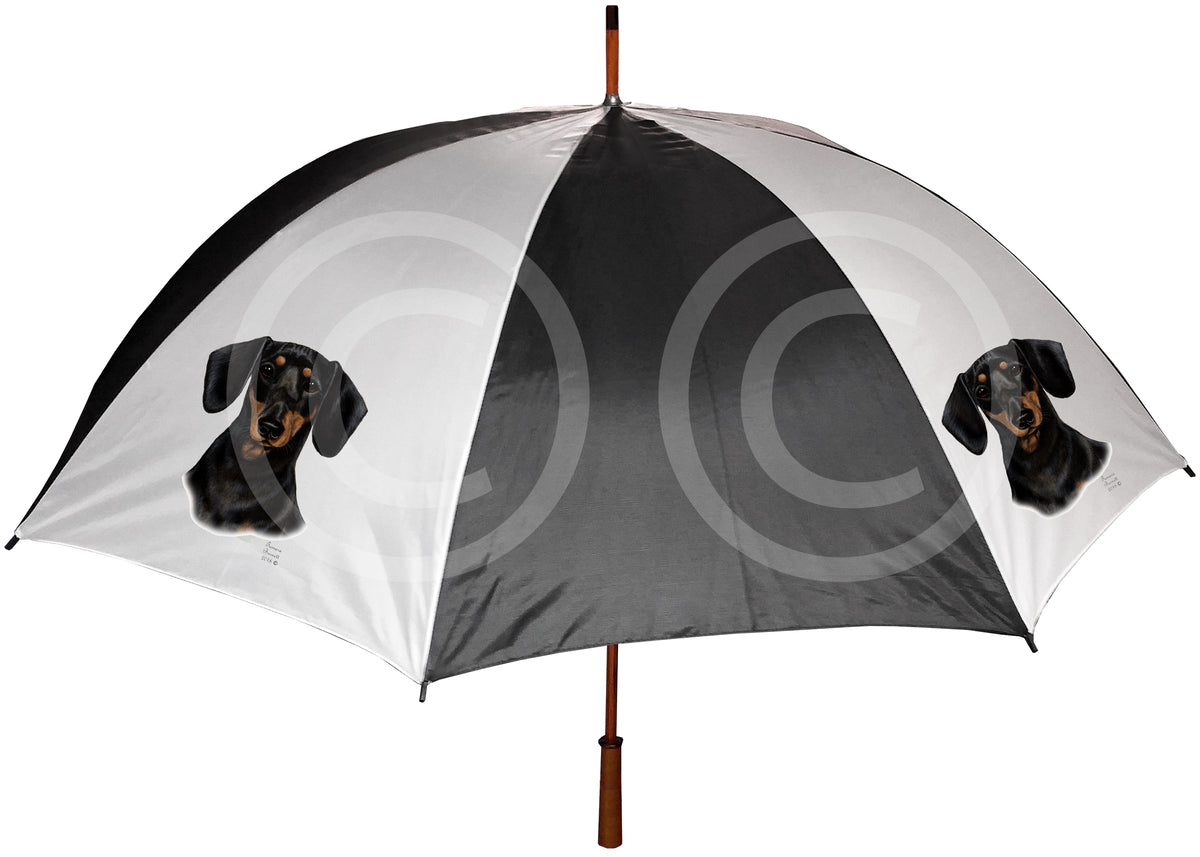 Dachshund Black and Tan Umbrella