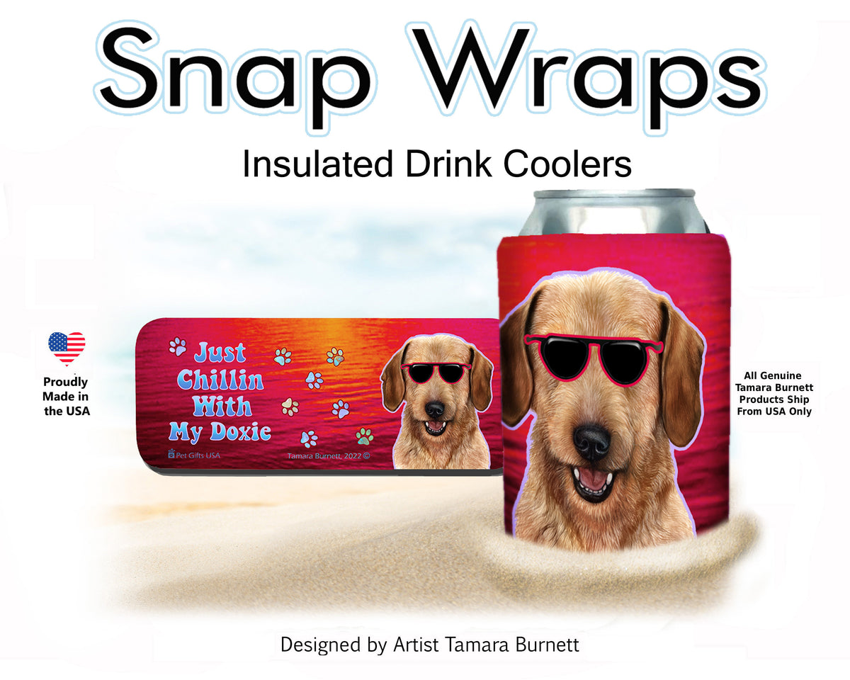 Dachshund Wire Hair Wheaten Snap Wrap Cozy