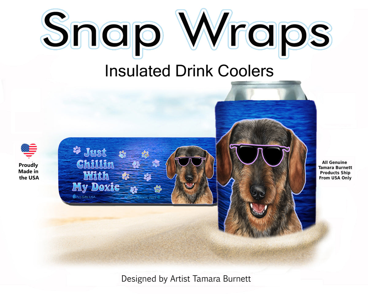 Dachshund Wire Hair Wild Boar Snap Wrap Cozy