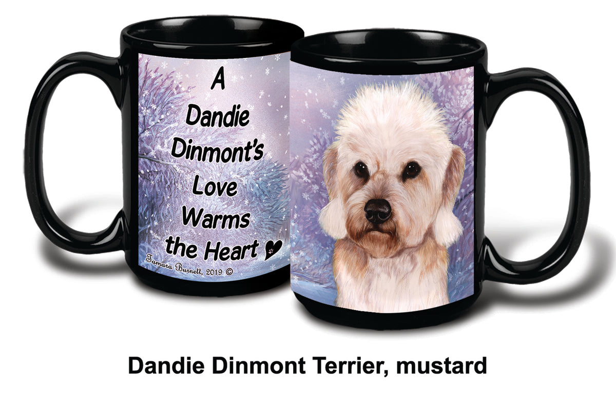 Dandie Dinmont Terrier Must. Winter Mug 15 oz