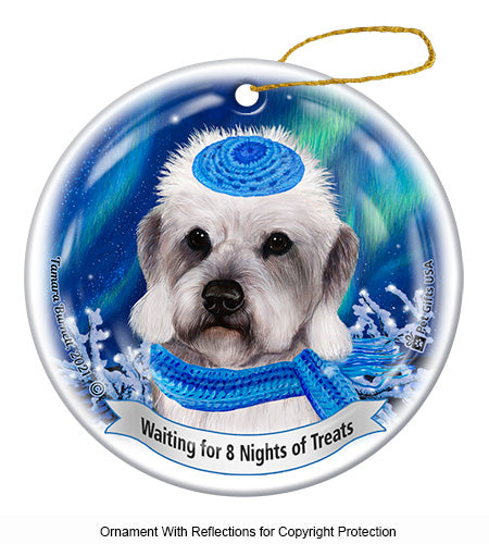Dandie Dinmont Terrier Hanukkah Ornament