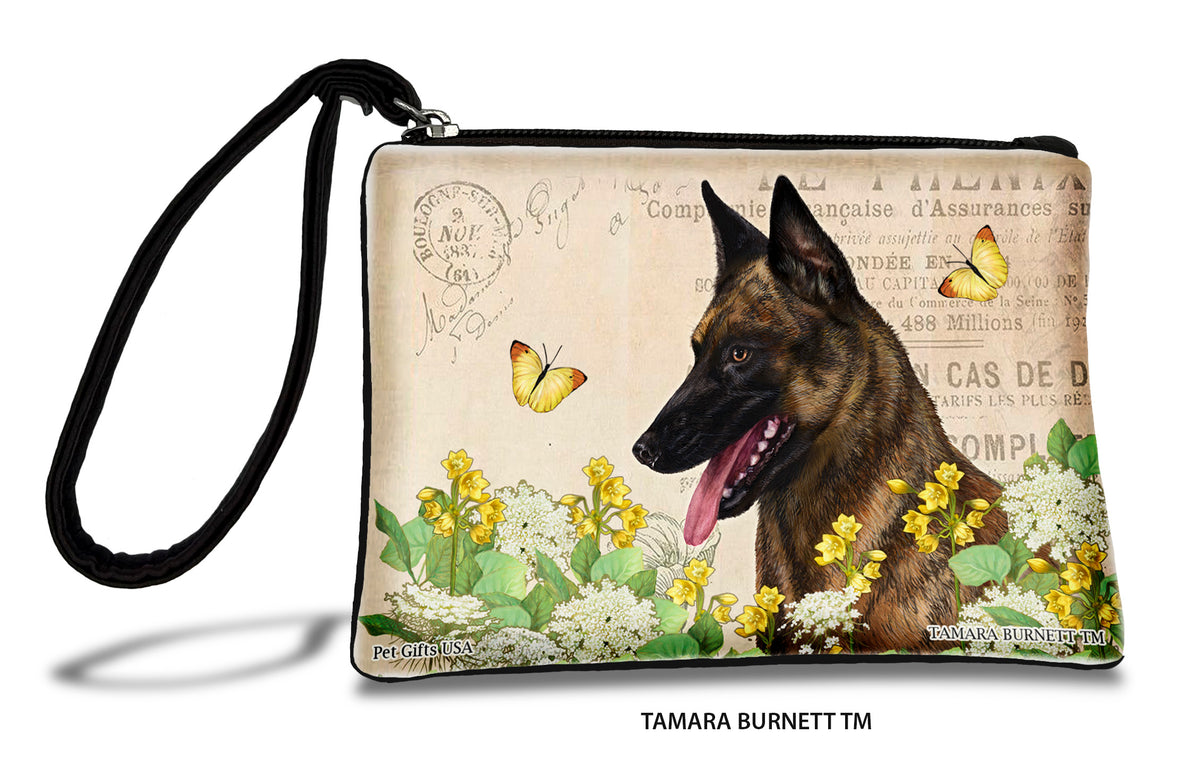 Dutch Shepherd Gold Brindle Zippees Pet Pouch