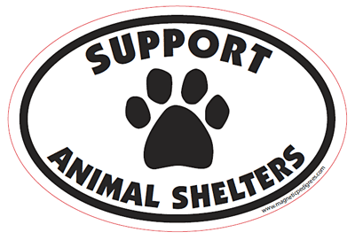  Rescue Paw Shaped Magnets