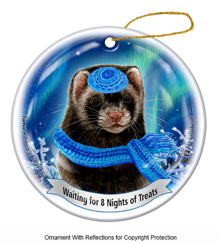 Ferret Hanukkah Ornament
