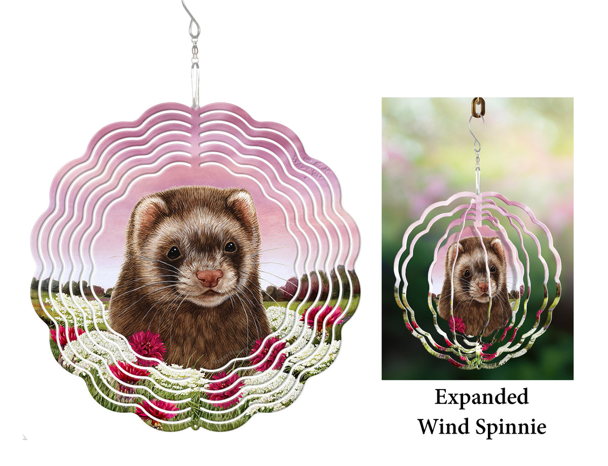 Ferret Chocolate Sable Wind Spinner