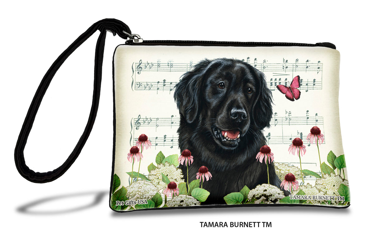 Flat Coated Retriever Black Zippees Pet Pouch