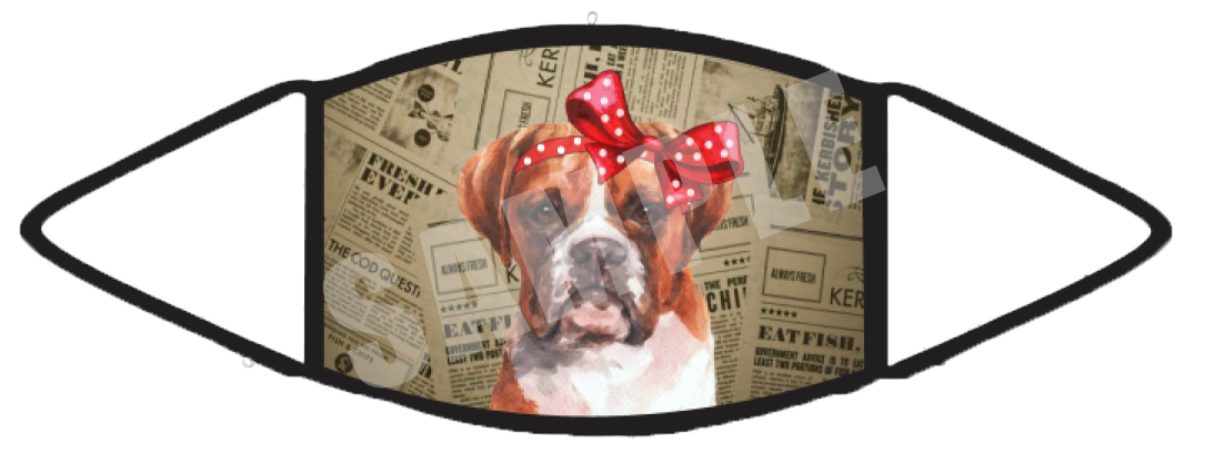 Boxer (Brown) Face Mask