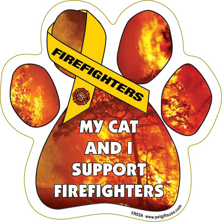  First Responders Paw Shaped Magnets
