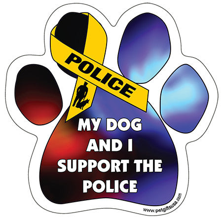  First Responders Paw Shaped Magnets
