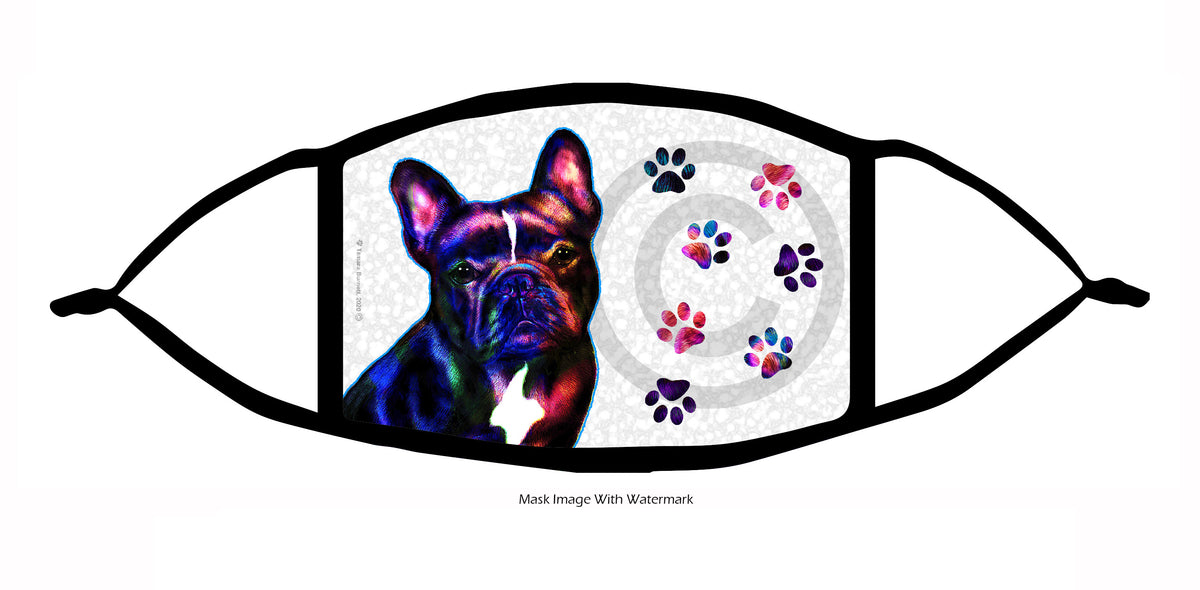 French Bulldog (Black) Face Mask
