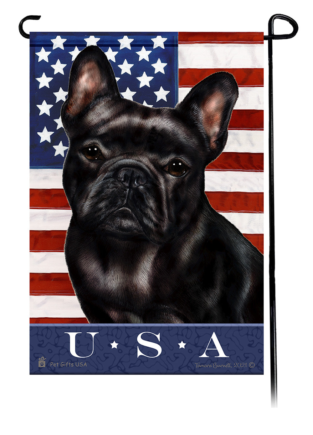 French Bulldog True Blue - Garden Flag