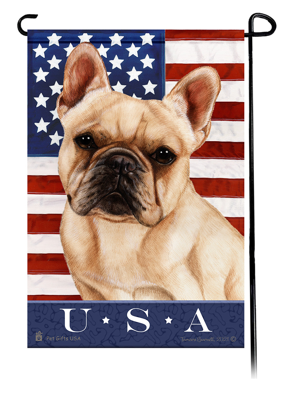 French Bulldog True Blue - Garden Flag
