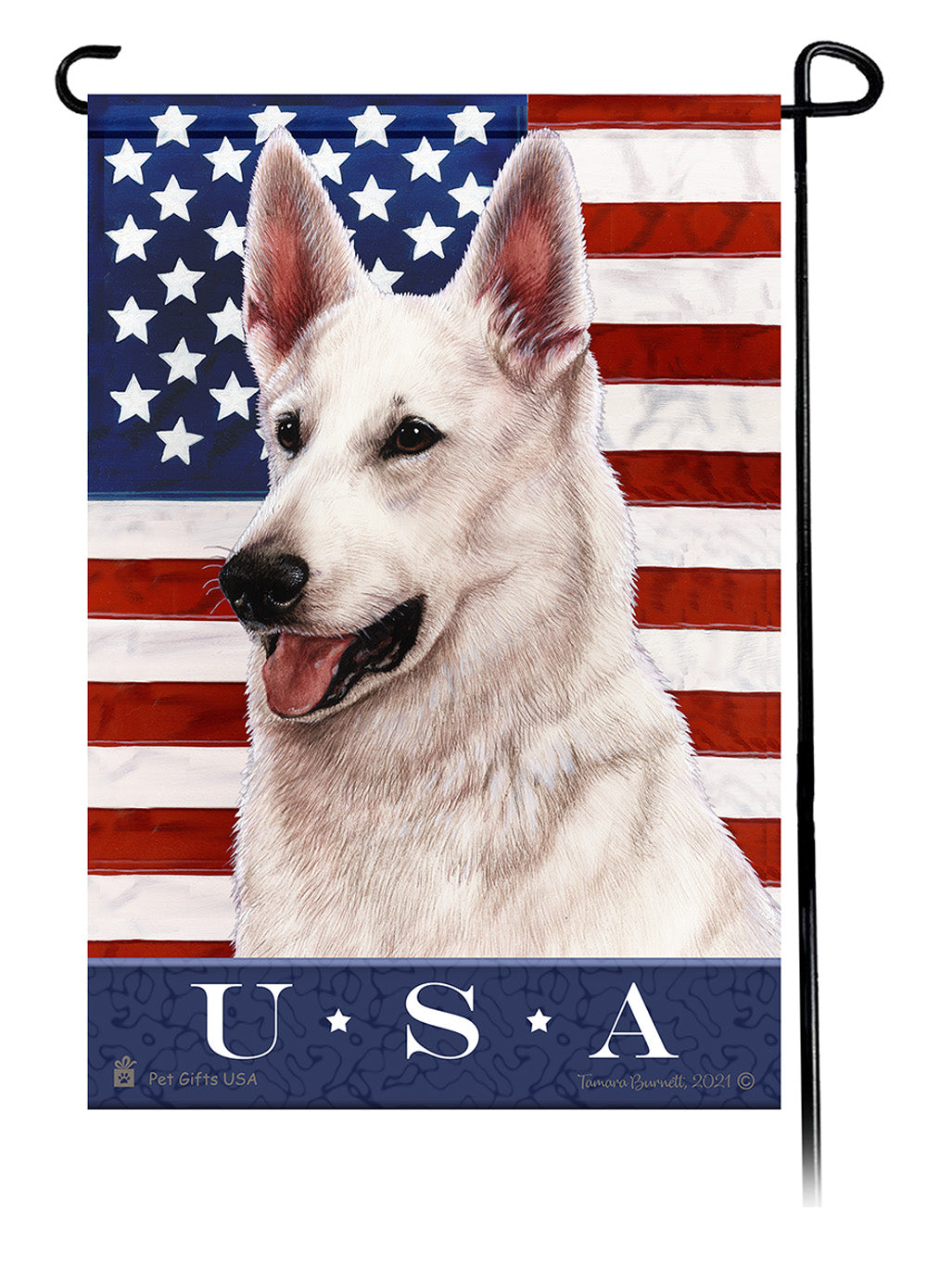 German Shepherd True Blue - Garden Flag