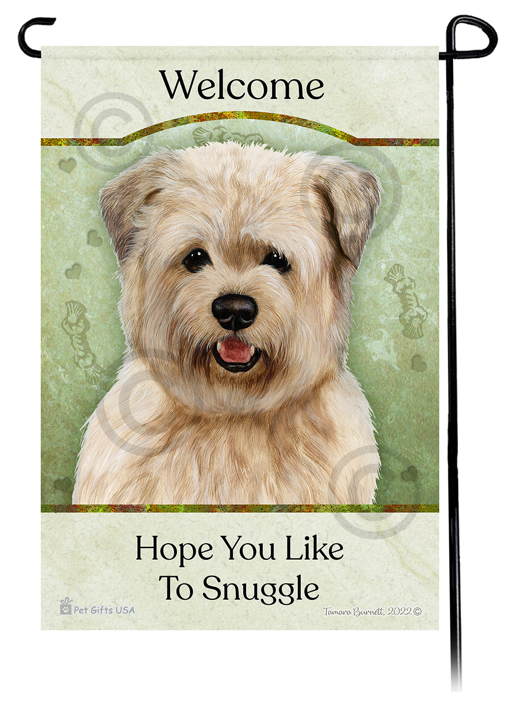 Glen of Imaal Terrier Hope You Like To Snuggle - Garden Flag