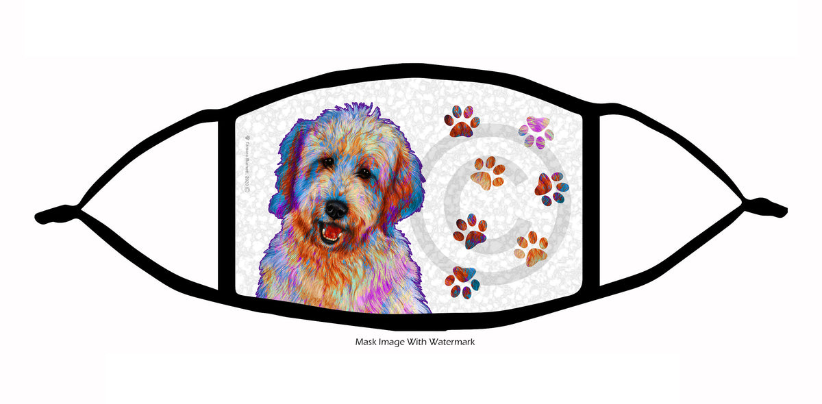 Goldendoodle (Red) Face Mask