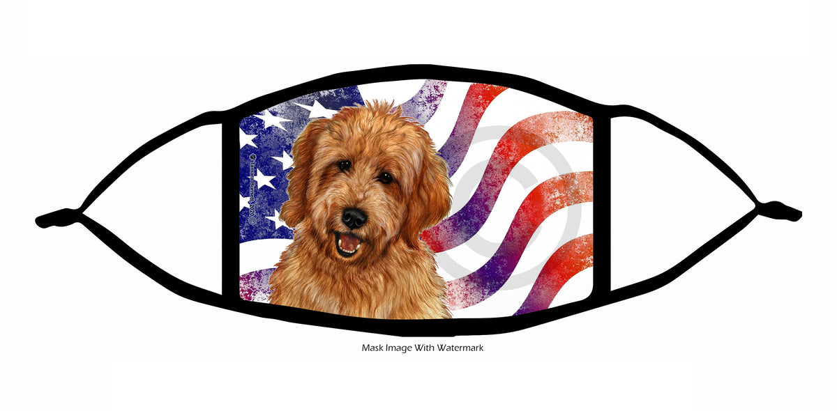 Goldendoodle (Red) Face Mask
