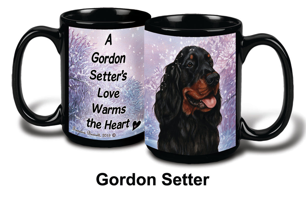 Gordon Setter Winter Mug 15 oz