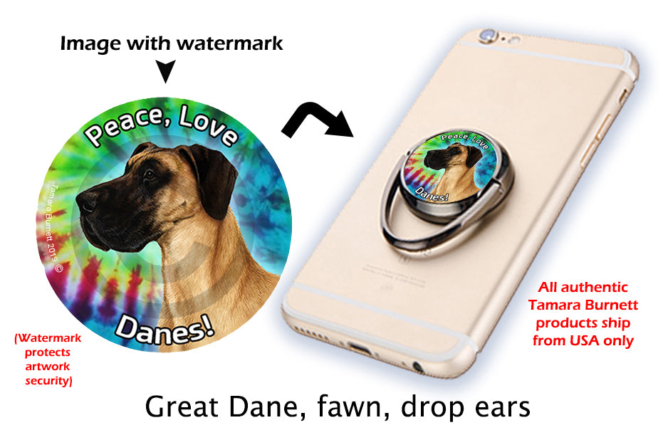 Great Dane Fawn Uncropped Phone Stand