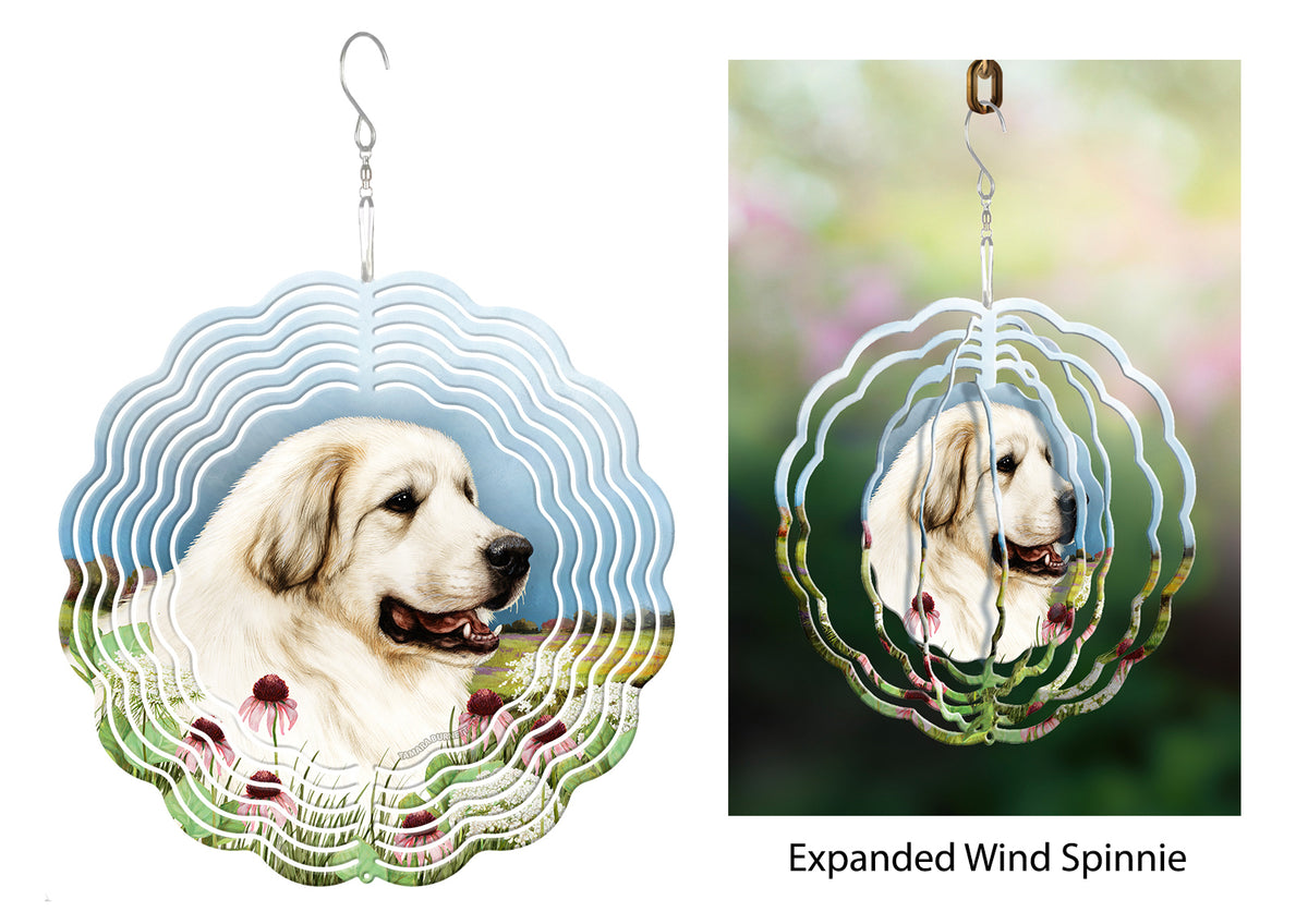 Great Pyrenees Wind Spinner