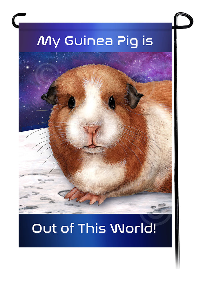 American Guinea Pig Out Of This World Garden Flags