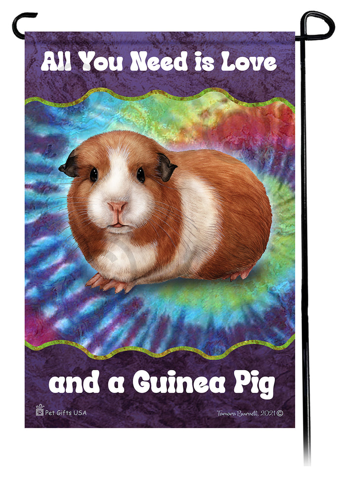 American Guinea Pig All You Need Is Love Garden Flags
