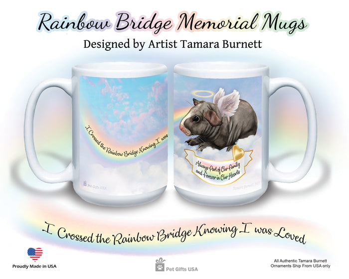 Guinea Pig Skinny Hairless Memorial Mug 15 oz