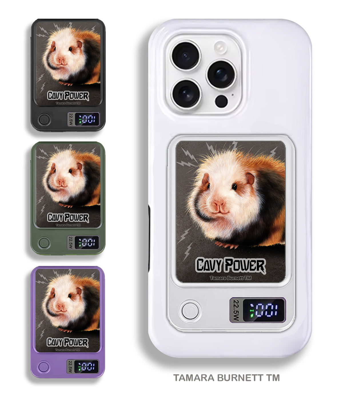 Guinea Pig Teddy Phone Bank Wireless Charger
