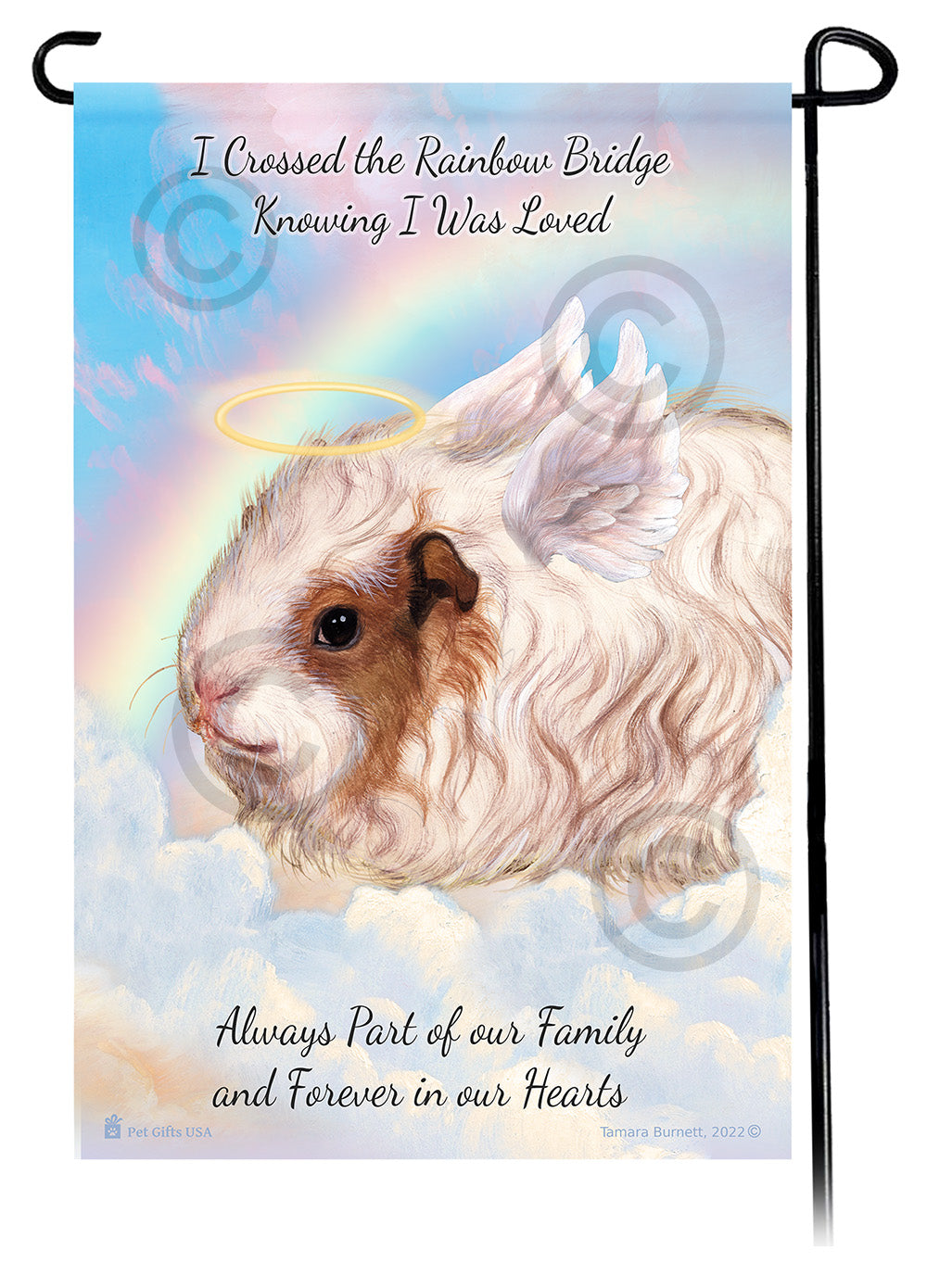 Texel Guinea Pig Memorial Garden Flags