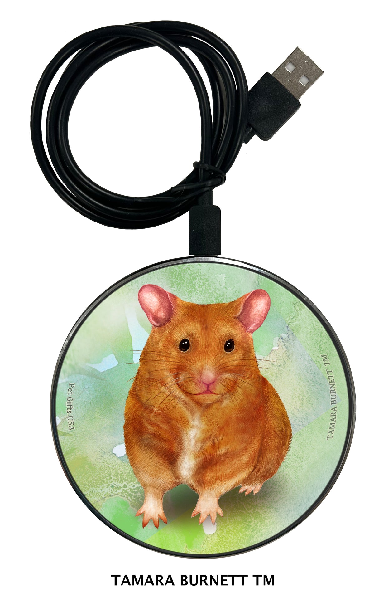 Hamster Cinnamon Zoomies Wireless Charger