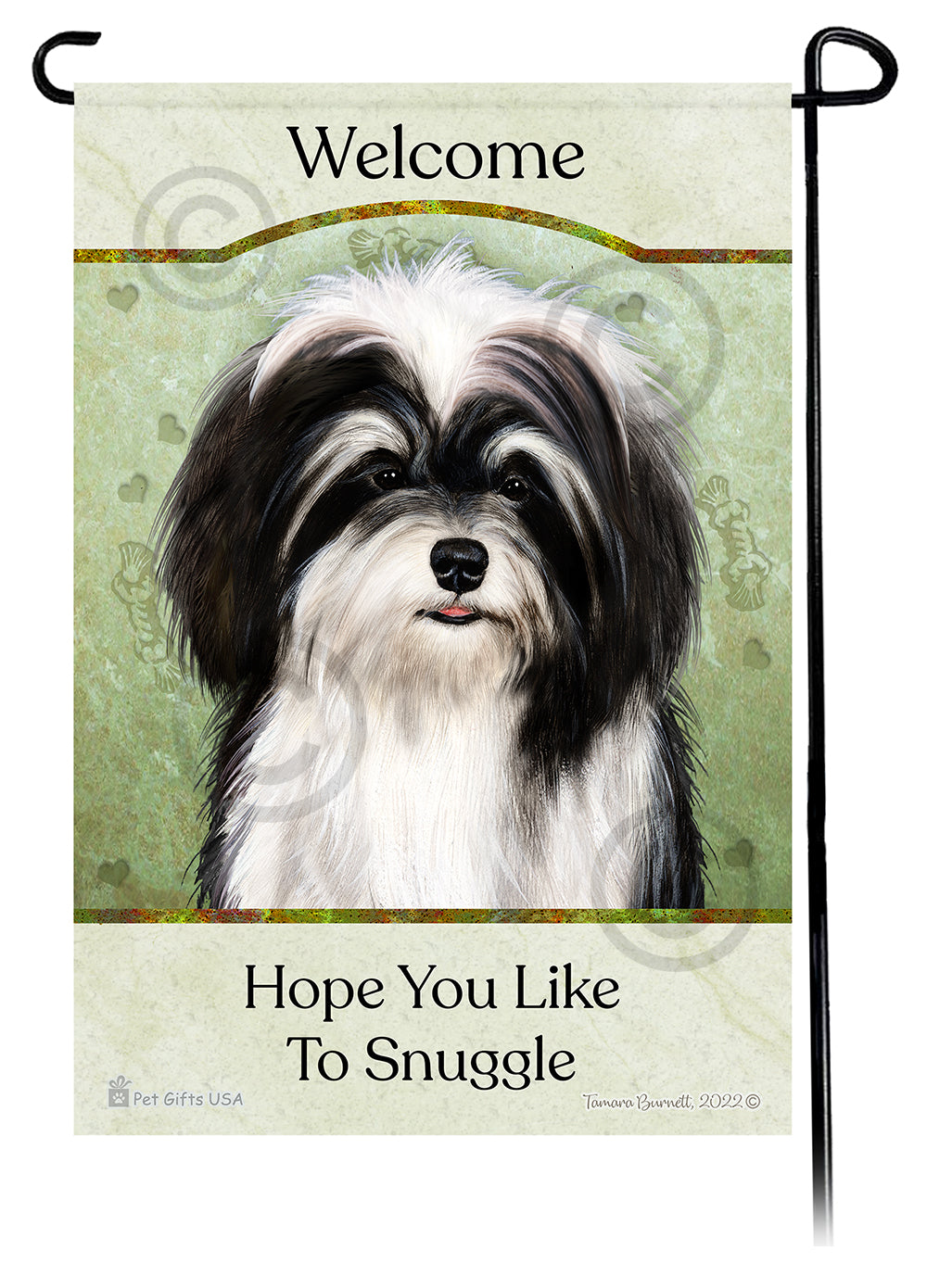 Havanese Hope You Like To Snuggle Garden Flags