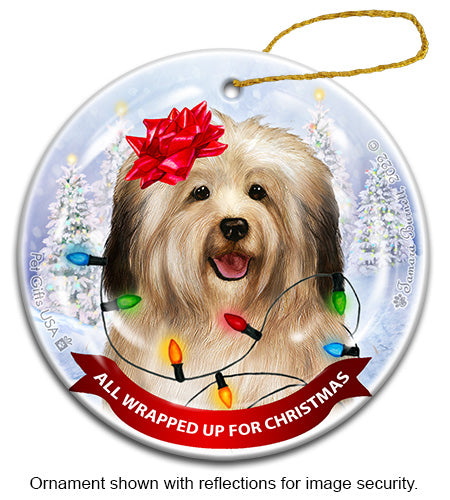 Havanese All Wrapped Up Ornament