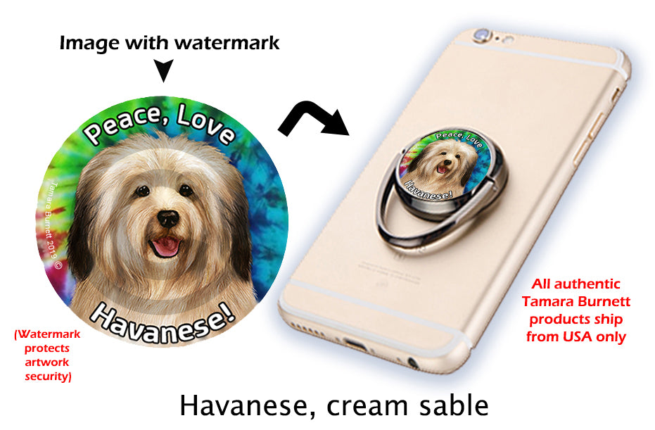 Havanese Cream Phone Stand