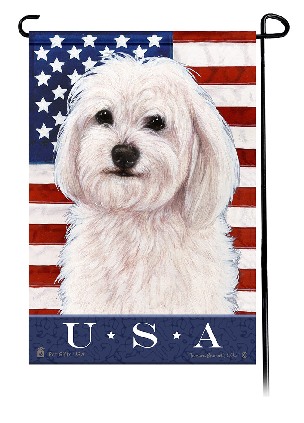 Havanese True Blue - Garden Flag